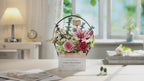 Blooming Flower Basket – DIY Wooden Model Kit