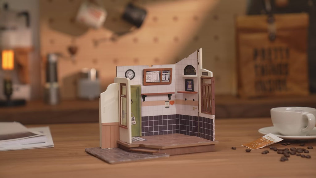 Flavory Café – DIY Miniature House Kit