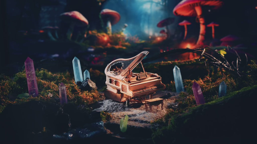 3D Wooden Magic Piano Music Box Kit