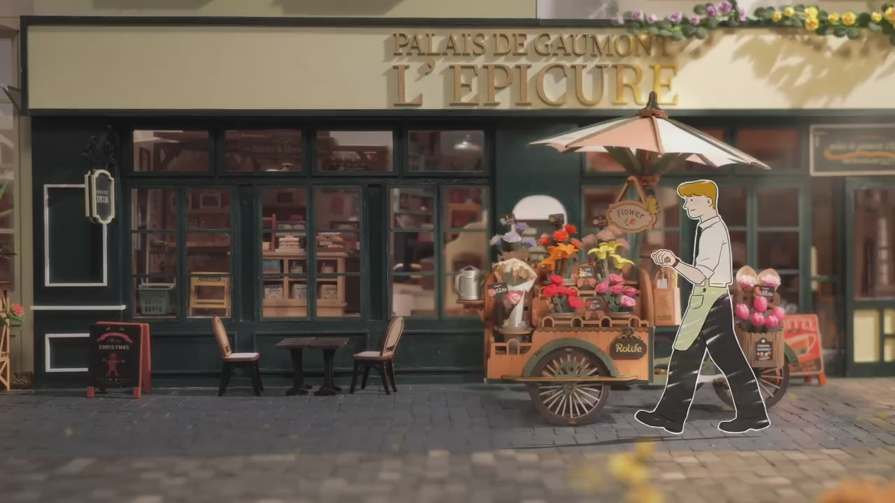 Blossom Cart – Wooden Model Kit