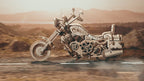 Vintage Cruiser Motorcycle – 3D Wooden Mechanical Model Kit