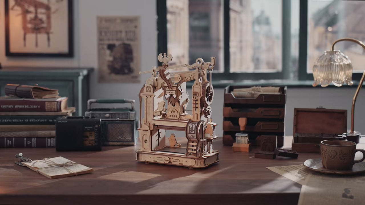 Printing Press – 3D Wooden Model Kit
