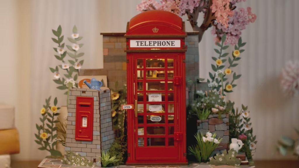 Cherry Blossom Book Booth – DIY Book Nook Kit