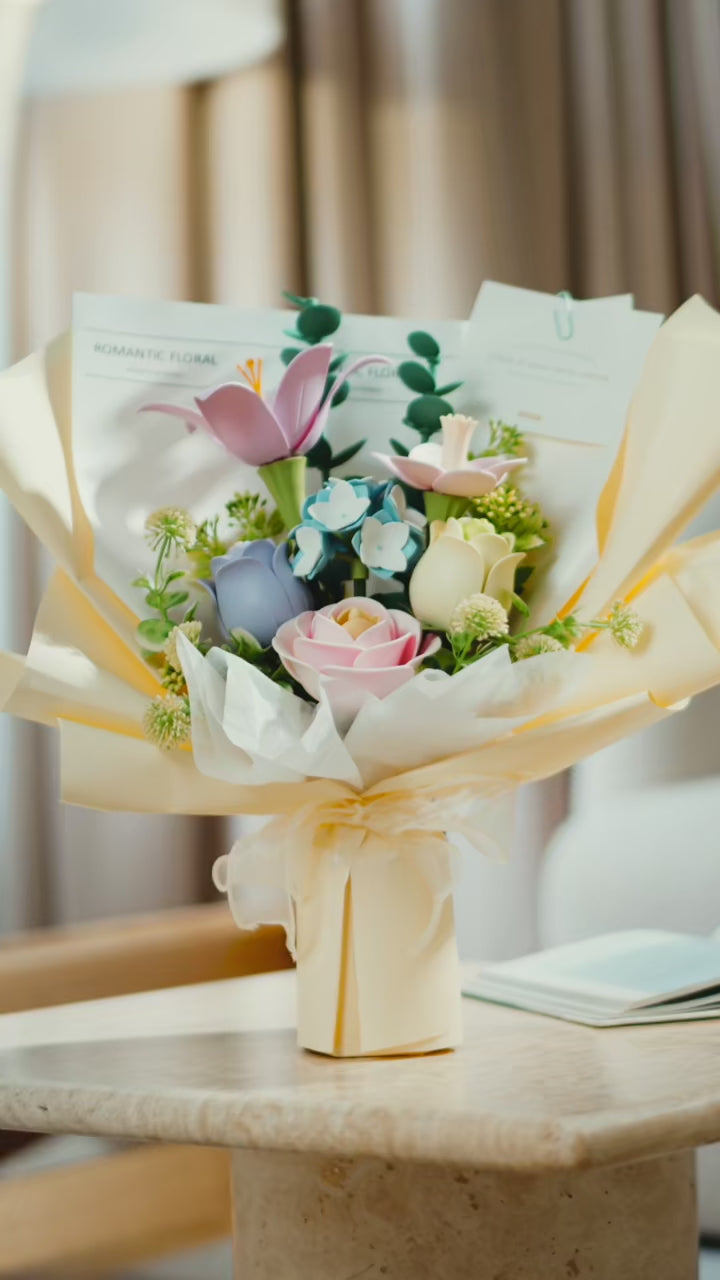 Spring Time Bouquet – DIY Flower Model Kit