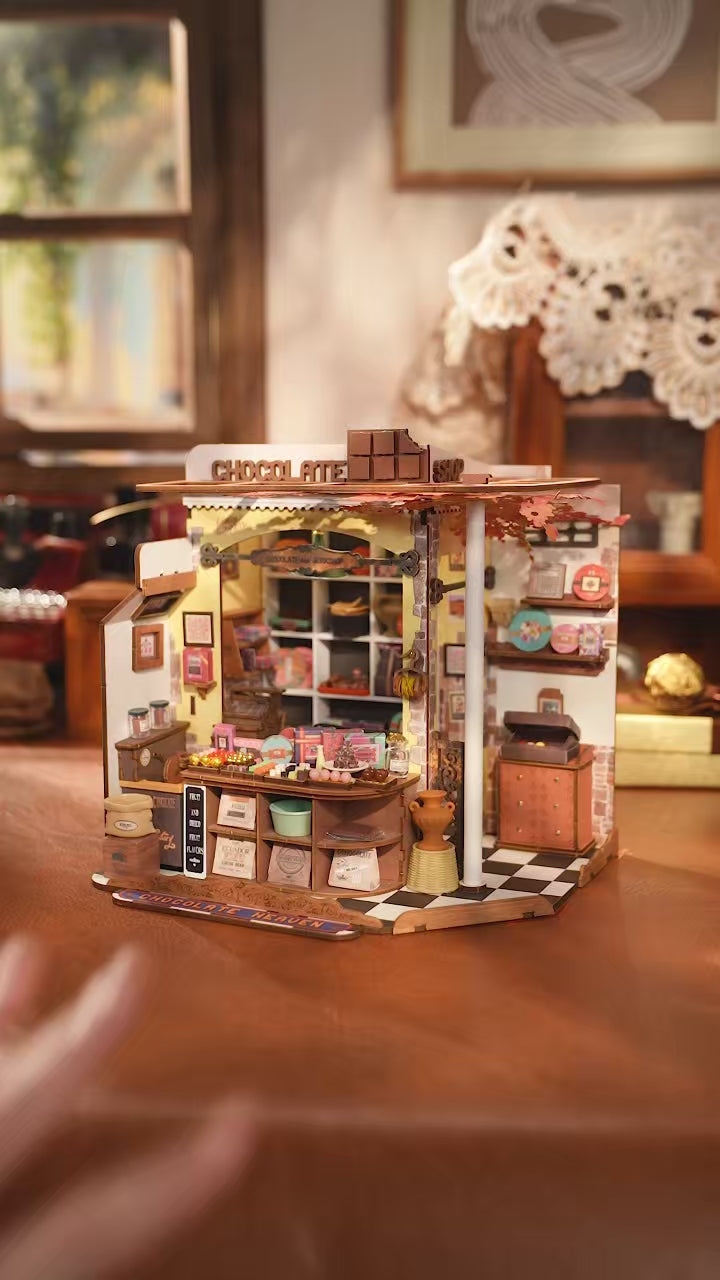 Henry’s Chocolate Shop – DIY Miniature House Kit
