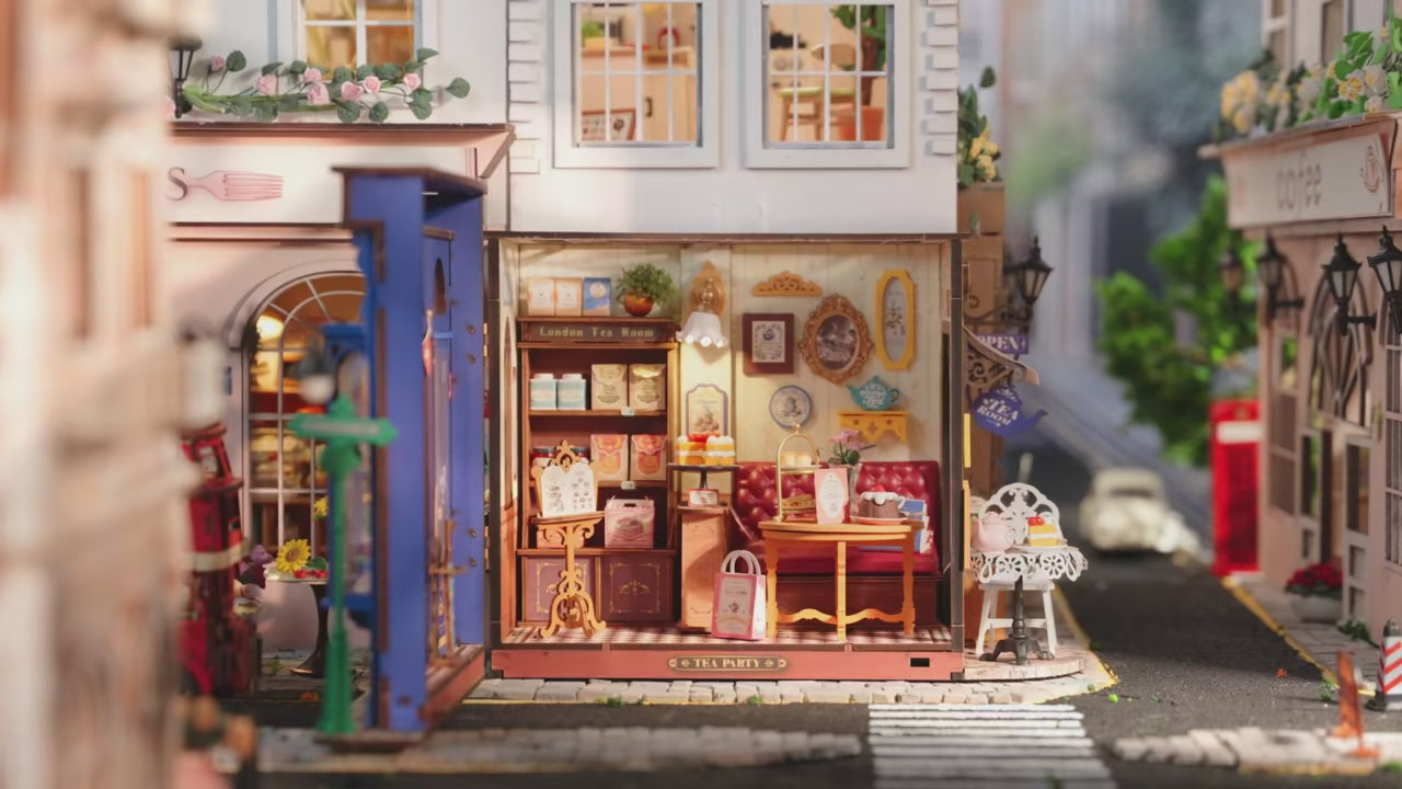 Leisure Time Tea – DIY Miniature House Kit