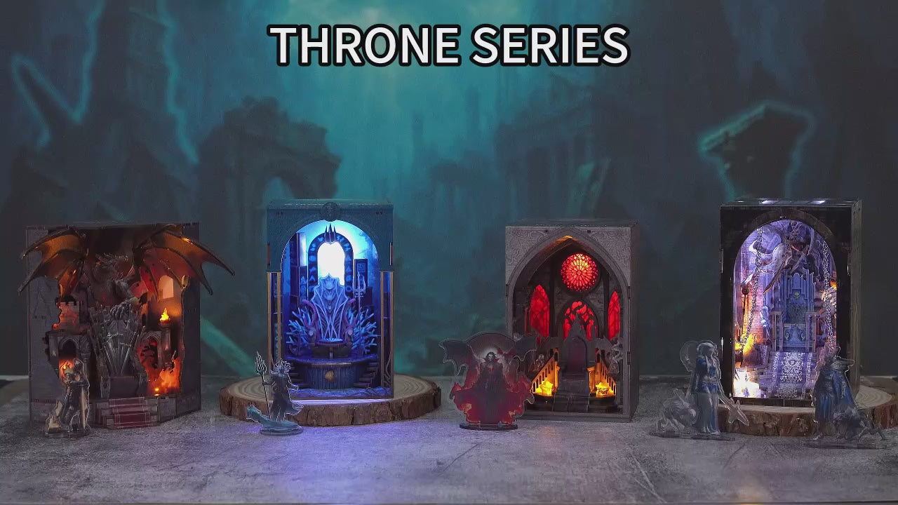 Throne of Aqua - DIY Book Nook Kit
