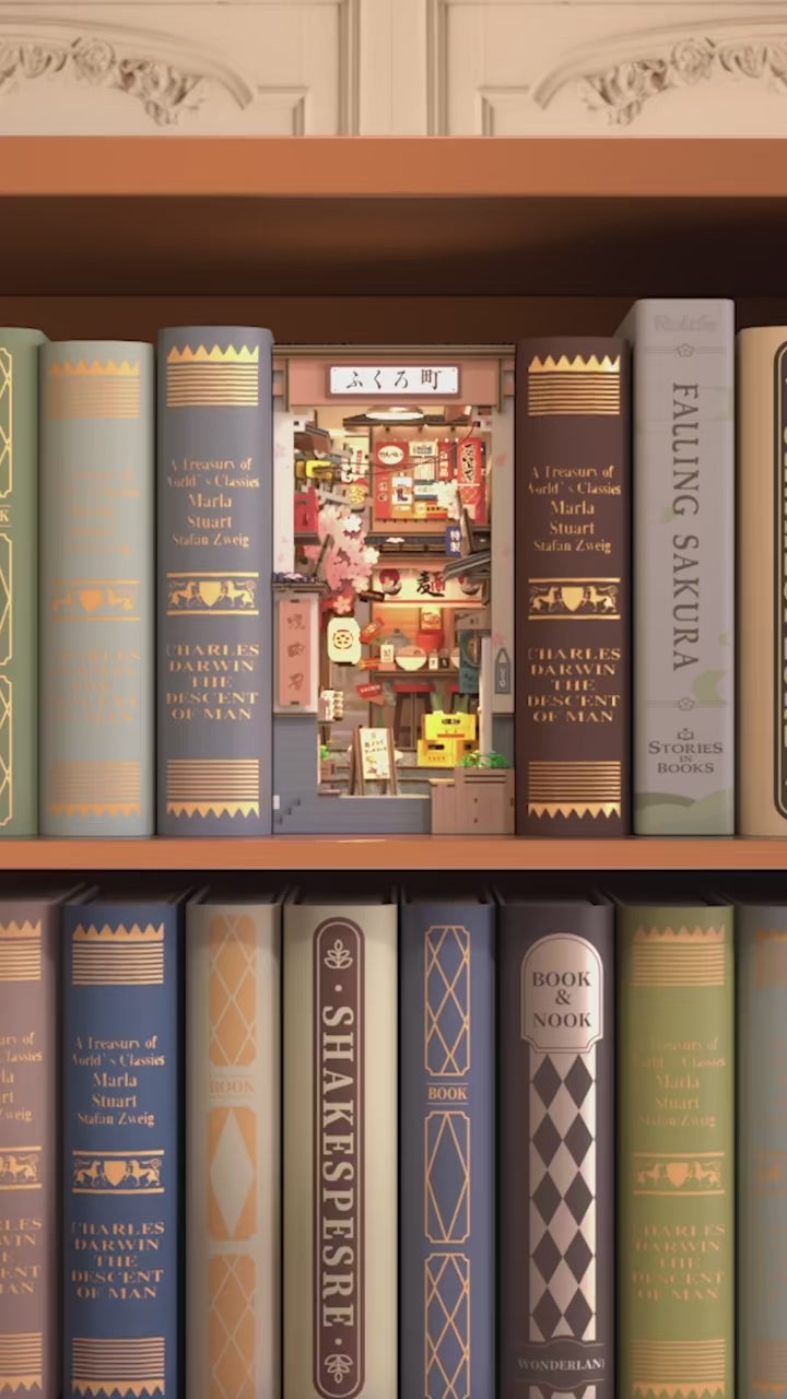 Sakura Sake Street – DIY Book Nook Kit