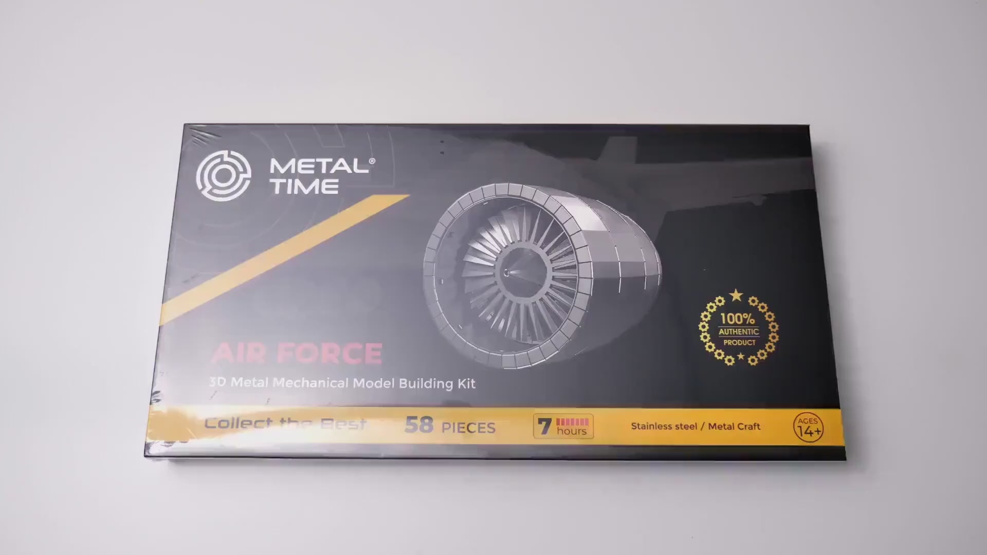 Metal Time Air Force Jet Engine - DIY Metal Model Kit