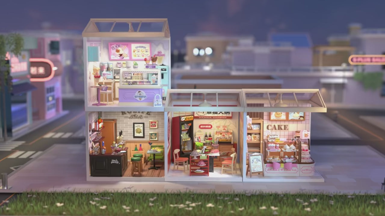 Panda Hot Pot Restaurant – DIY Miniature House Kit