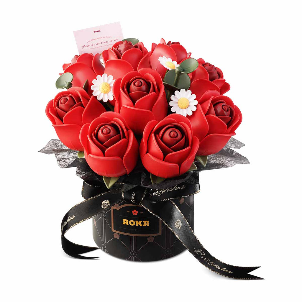 Red Rose Bouquet – DIY Flower Bouquet Kit