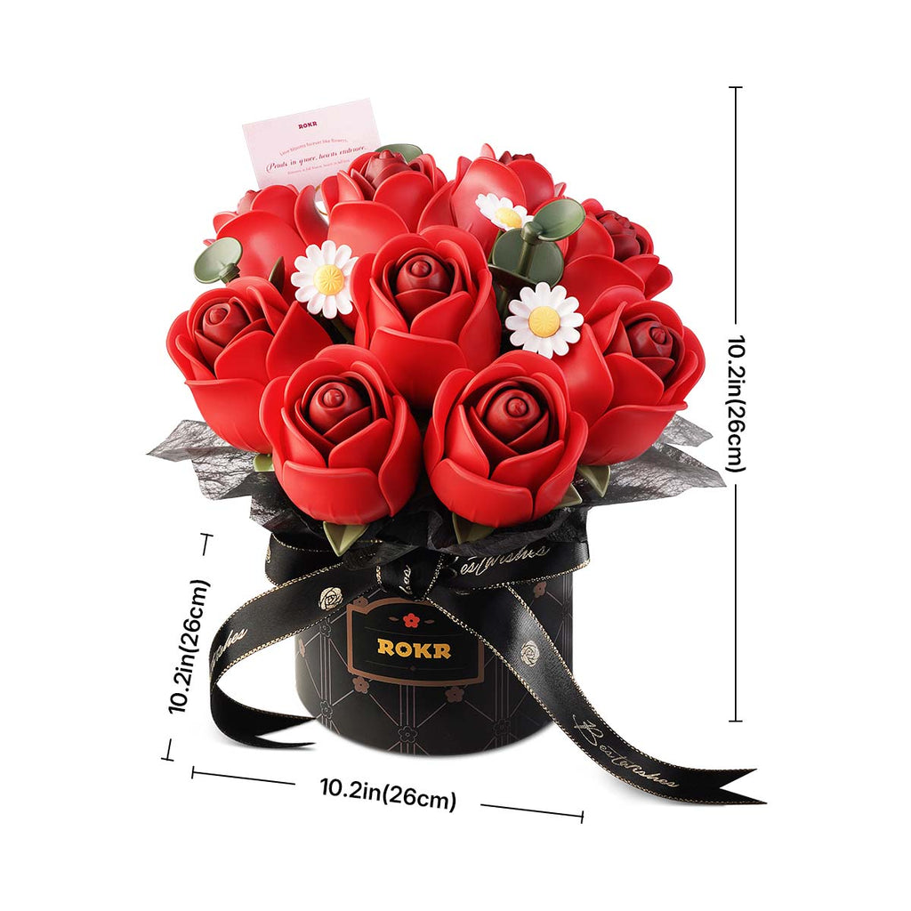 Red Rose Bouquet – DIY Flower Bouquet Kit