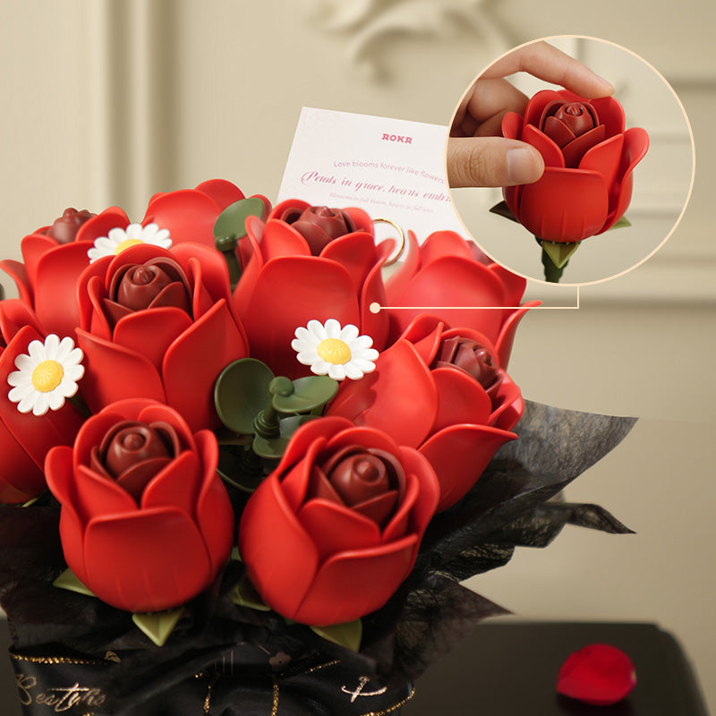 Red Rose Bouquet – DIY Flower Bouquet Kit