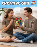 Rolife Moomintroll's Forest Camp DIY miniature house kit presented as a creative gift for Moomin fans and miniature craft enthusiasts