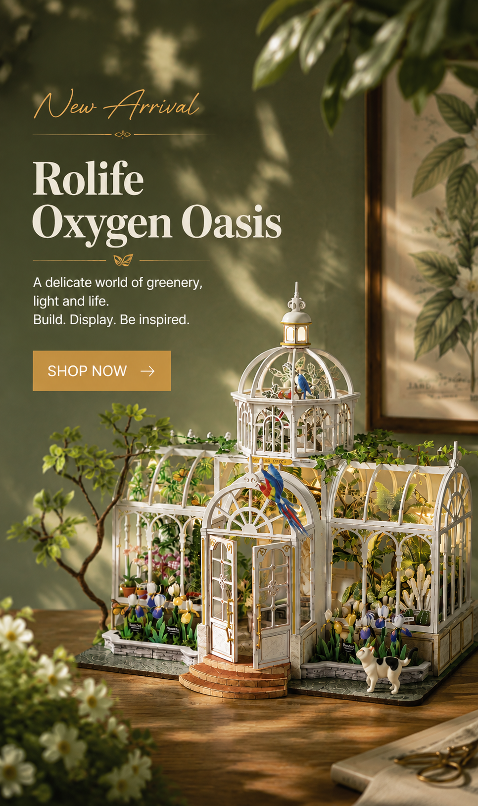 Rolife Oxygen Oasis Miniature House Kit
