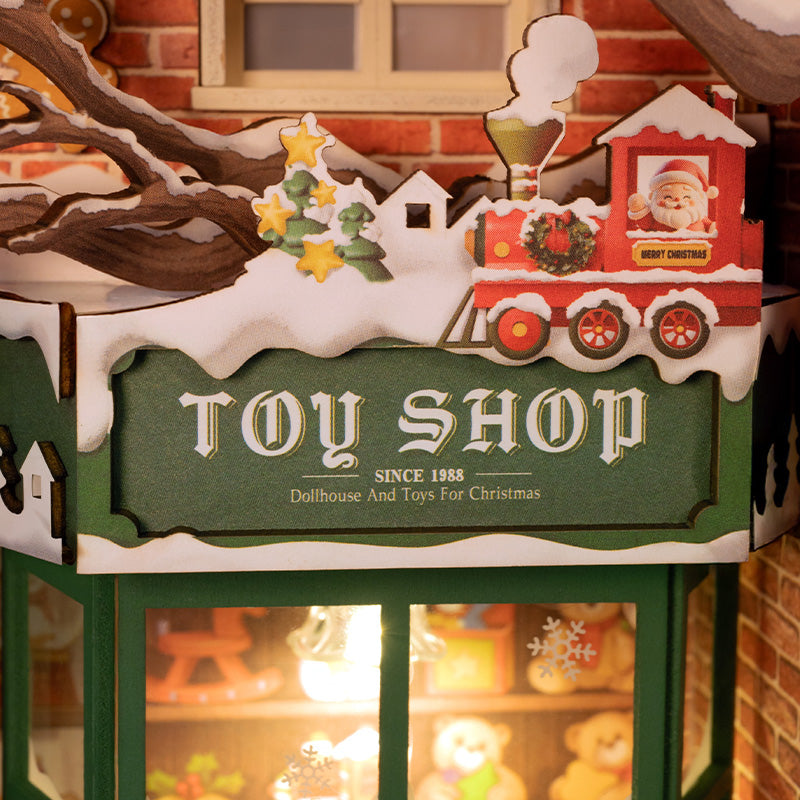 Santa's Toy Shop – 3D Wooden Puzzle Story Frame Kit