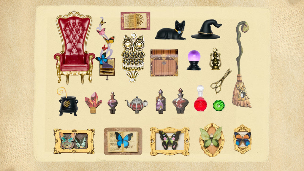 Arcane Magic Corner – Fantasy Book Nook Kit