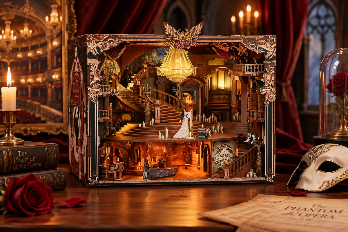 The Phantom of the Opera Max Book Nook Kit Uk