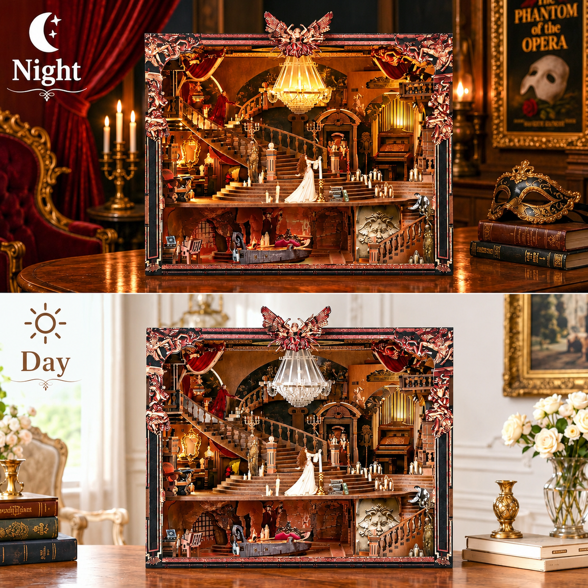 Minicity The Phantom of the Opera MAX - DIY Book Nook Kit