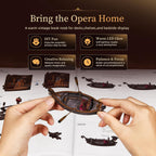 Assembling The Phantom of the Opera MAX DIY Book Nook Kit with step-by-step instructions