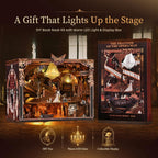 The Phantom of the Opera MAX DIY Book Nook Kit with warm LED lighting and collectible display box