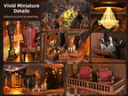 Vivid miniature theatre details and characters inside The Phantom of the Opera MAX DIY Book Nook