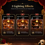 The Phantom of the Opera MAX Book Nook with three-level adjustable LED lighting