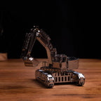 Metal Time Tireless Digger Excavator - DIY Metal Model Kit
