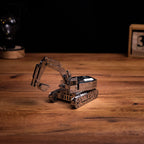 Metal Time Tireless Digger Excavator - DIY Metal Model Kit